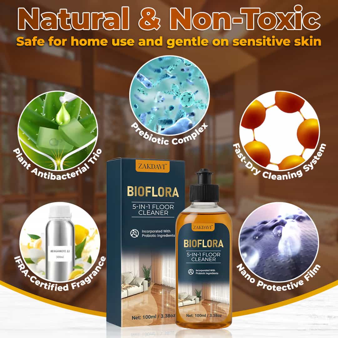 PureRadiance™ 5-in-1 Floor Elixir — Transform Your Floors Into a Safe, Dazzling Haven That Lasts for Days