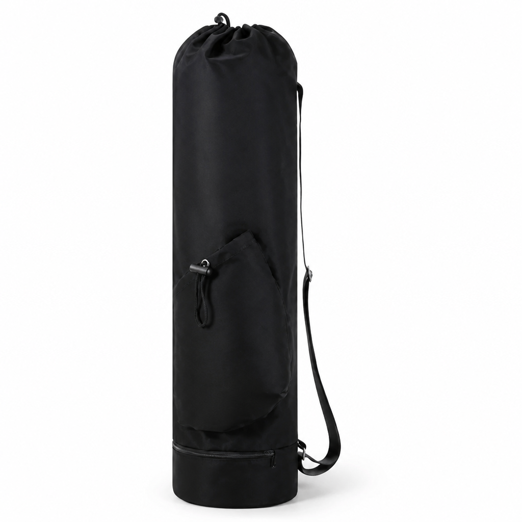 Water-Resistant Wet Pocket Yoga Mat Bag (Adjustable Strap)
