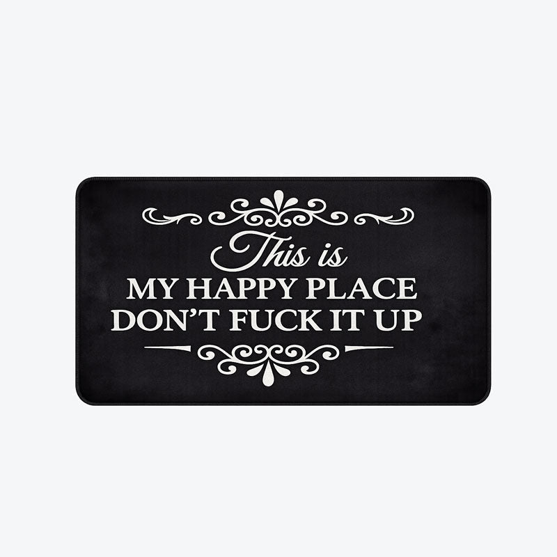 Funny Quote Doormat – Slip-Resistant and Weatherproof