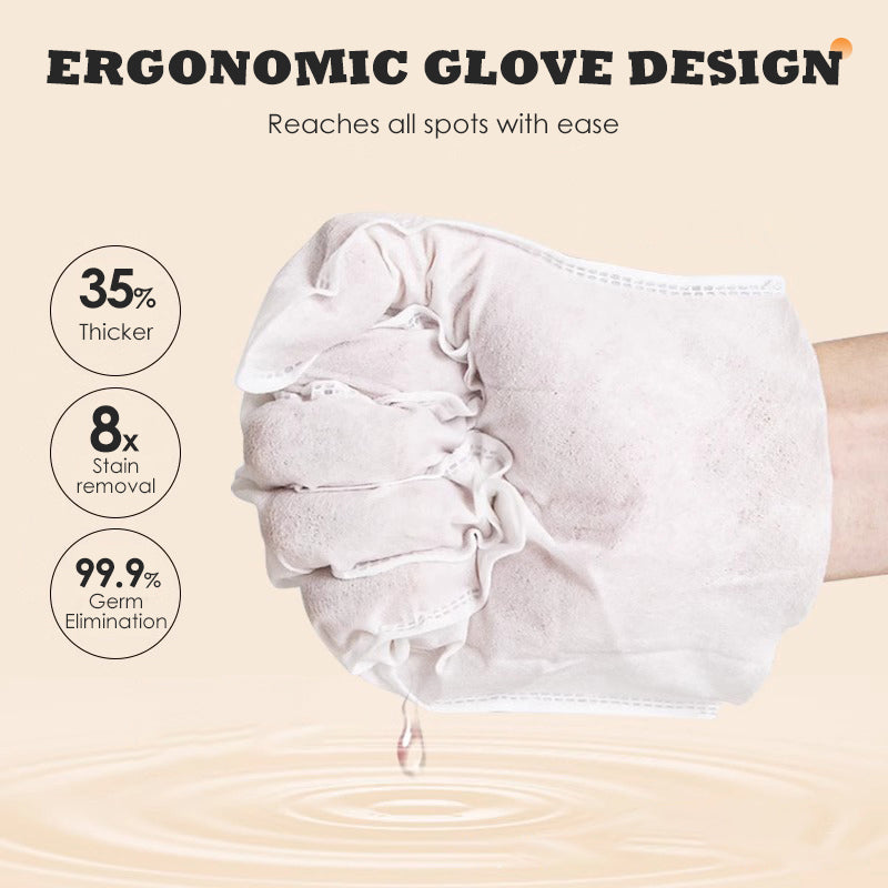 Waterless Antibacterial Gloves for Animal Care