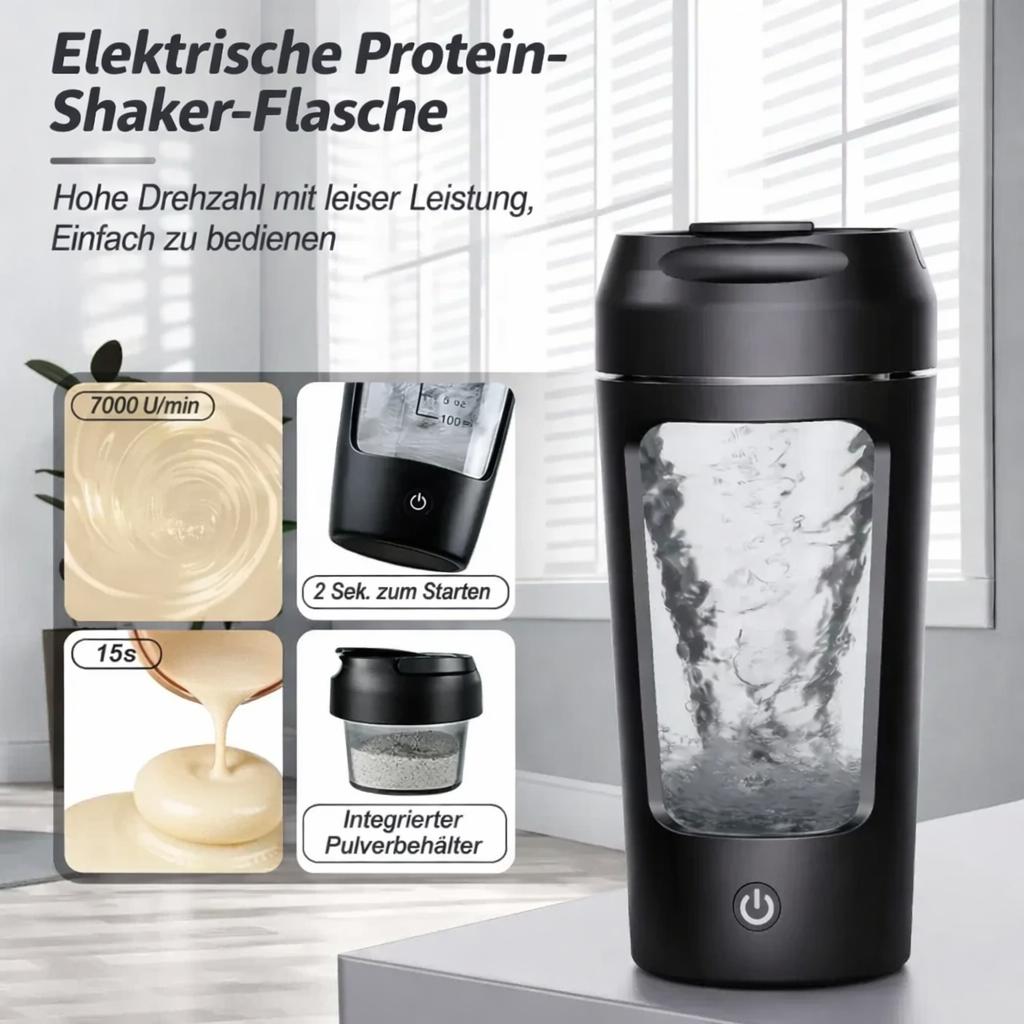 Electric Protein Blender | Self-Stirring Shaker Bottle | USB Charged Mixer | BlendGo