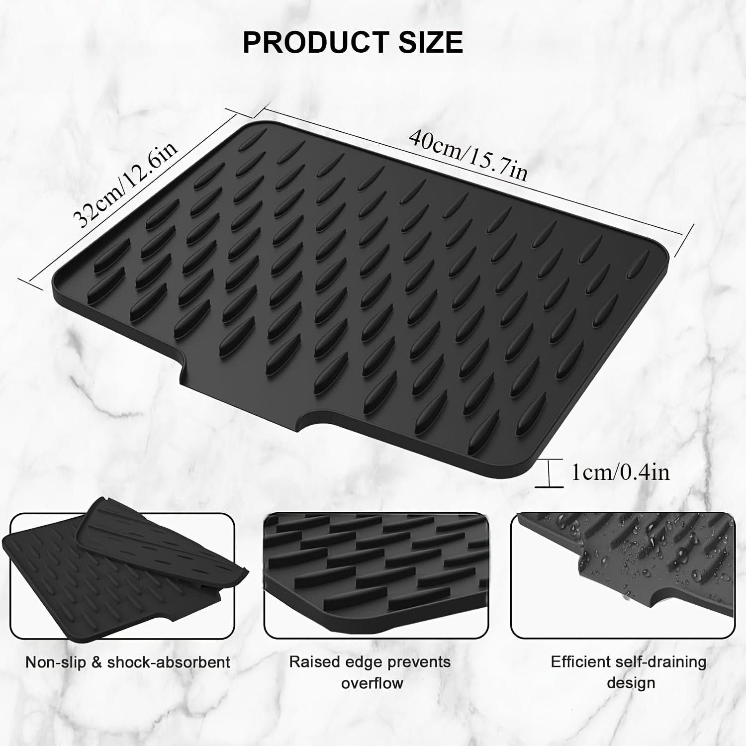 Drying Mat for Kitchen Drains