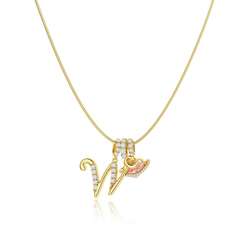 LuminaCharm™ 3-Layer Initial Pendant Necklace — Carry Your Unique Story with Effortless Glam and Confidence
