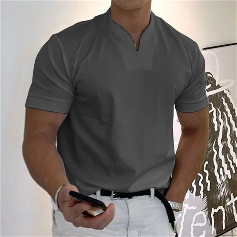 ValorVibe™ Men’s Business Casual V-Neck — Look Razor-Sharp and Feel Unstoppable All Day