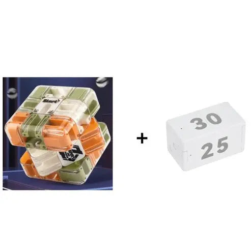 Children's Thinking Game – 3D Transparent Maze Puzzle Cube