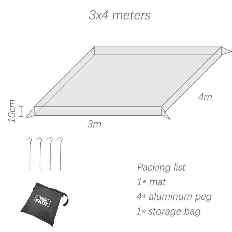 Foldable Waterproof Camping Mat for Beach and Picnic Use