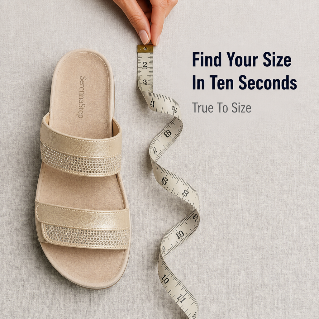 SerennaStep™ — Effortless Comfort That Keeps You Light, Fresh, and Pain-Free All Day