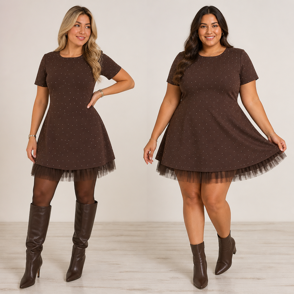 LuminaLace™ Mini Dress — Command Every Room with Effortless Sparkle and Unstoppable Confidence