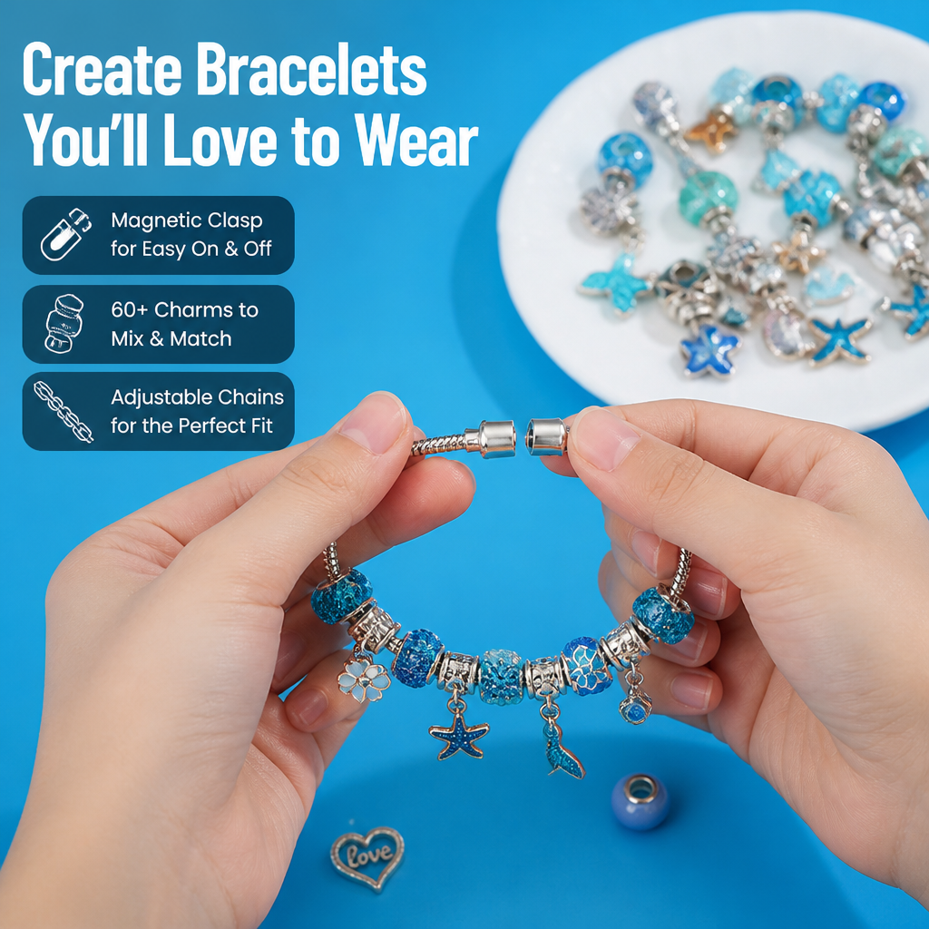 LumaLuxe™ — Make Sparkly Charm Bracelets She'll Wear Long After the Party