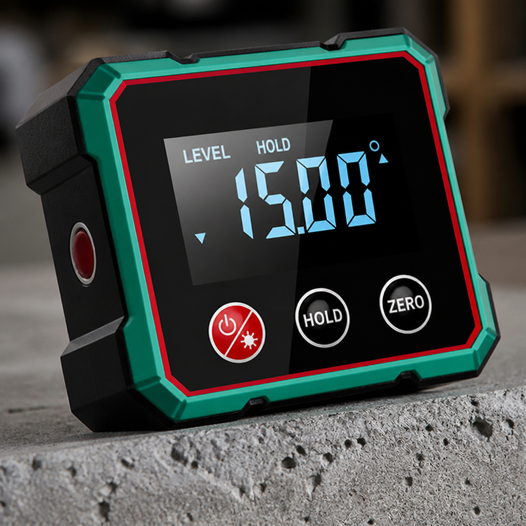 VeroTilt™ Magnetic Digital Angle Meter — Lock In Perfect Angles Instantly and Work Confidently
