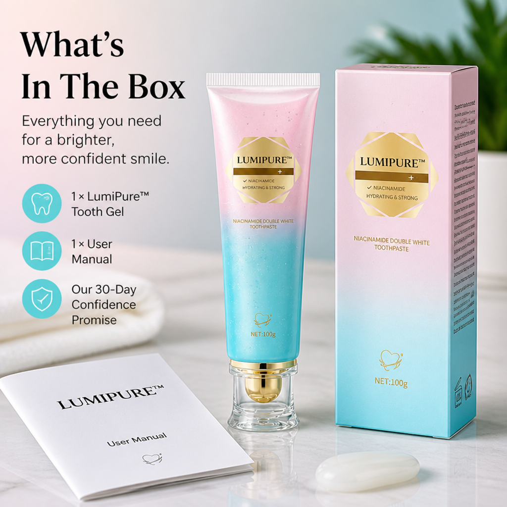 LumiPure™ — Lift Coffee, Tea & Smoke Stains While Rebuilding Sensitive-Tooth Enamel