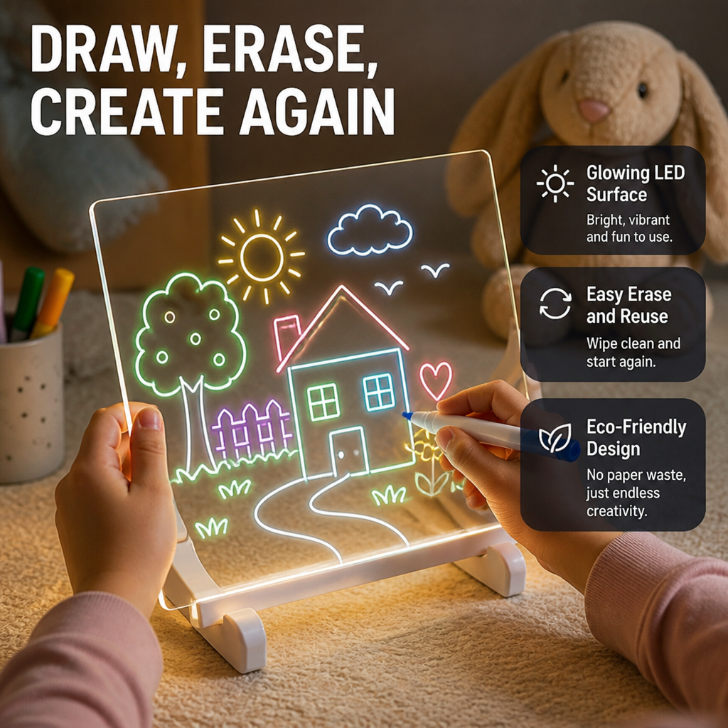 GlowSpark™ — Ignite Your Child’s Creativity with a Mesmerizing, Endless Glow
