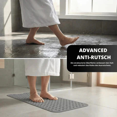 PVC Shower Mat 100 × 40 cm – Non-Slip Design with Suction Cups