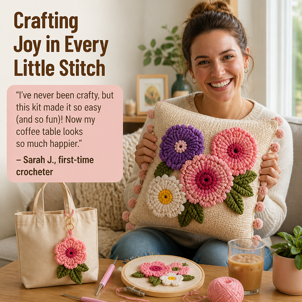 VividBloom™ — Craft Cozy Floral Coasters That Brighten Every Moment and Heart