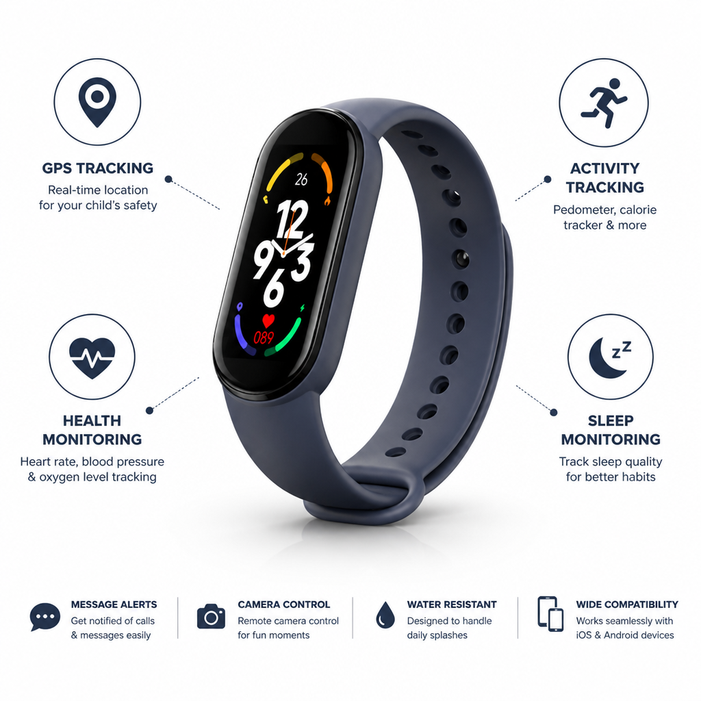 GPS & Health-Monitoring Kids Smartwatch