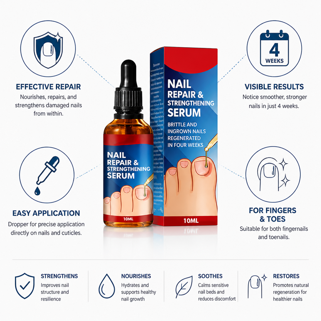 Nail Repair & Strengthening Serum (10ml Dropper)
