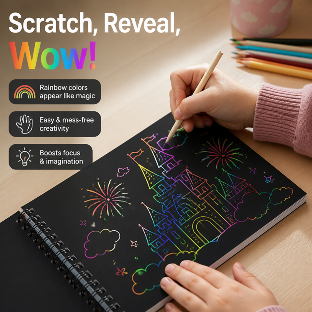ChromaticBurst™ — Ignite Joy and Focus with Every Colorful Scratch