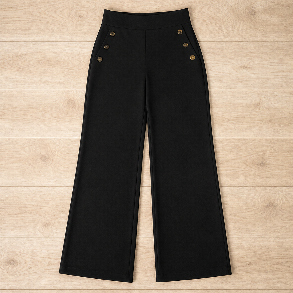SerenityWave™ Plus Size High Waist Wide Leg Pants — Embrace Your Curves with All-Day Confidence and Effortless Comfort