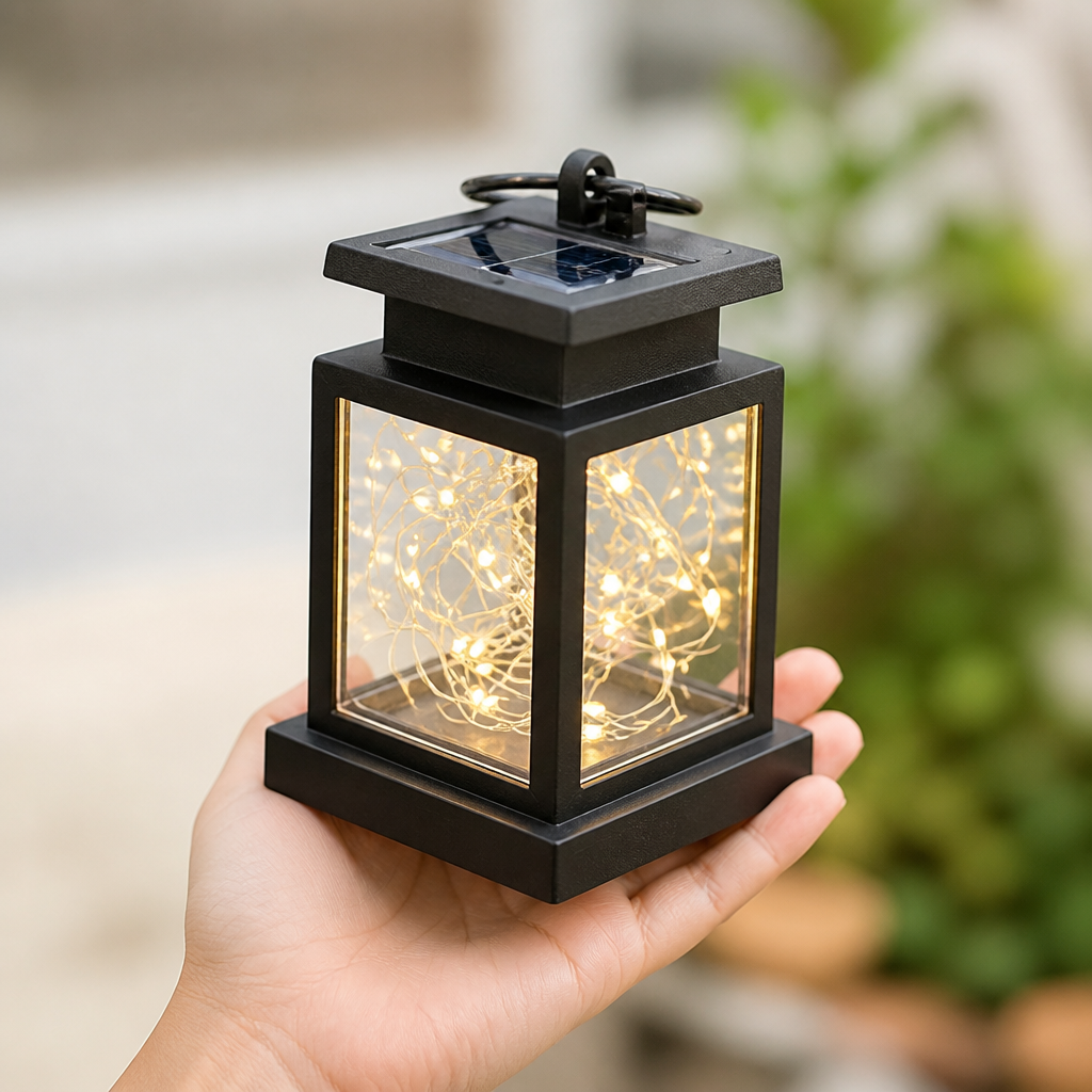 Solar-Powered Star Lantern (Outdoor Hanging)