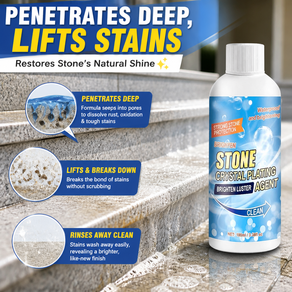 StonePure™ — Restore Your Stone’s Natural Shine Without Toxic Chemicals or Scrubbing Pain