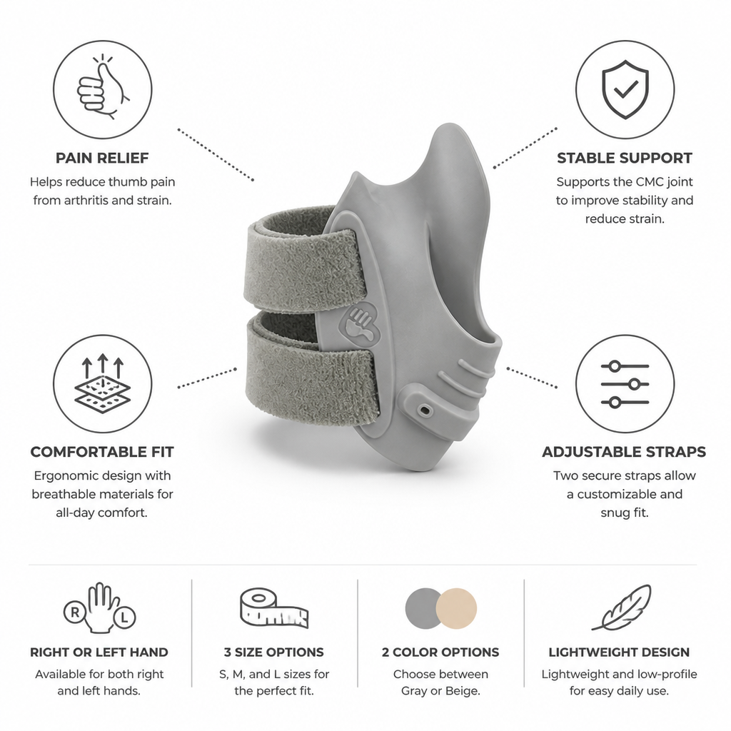 Ergonomic Adjustable CMC Thumb Brace