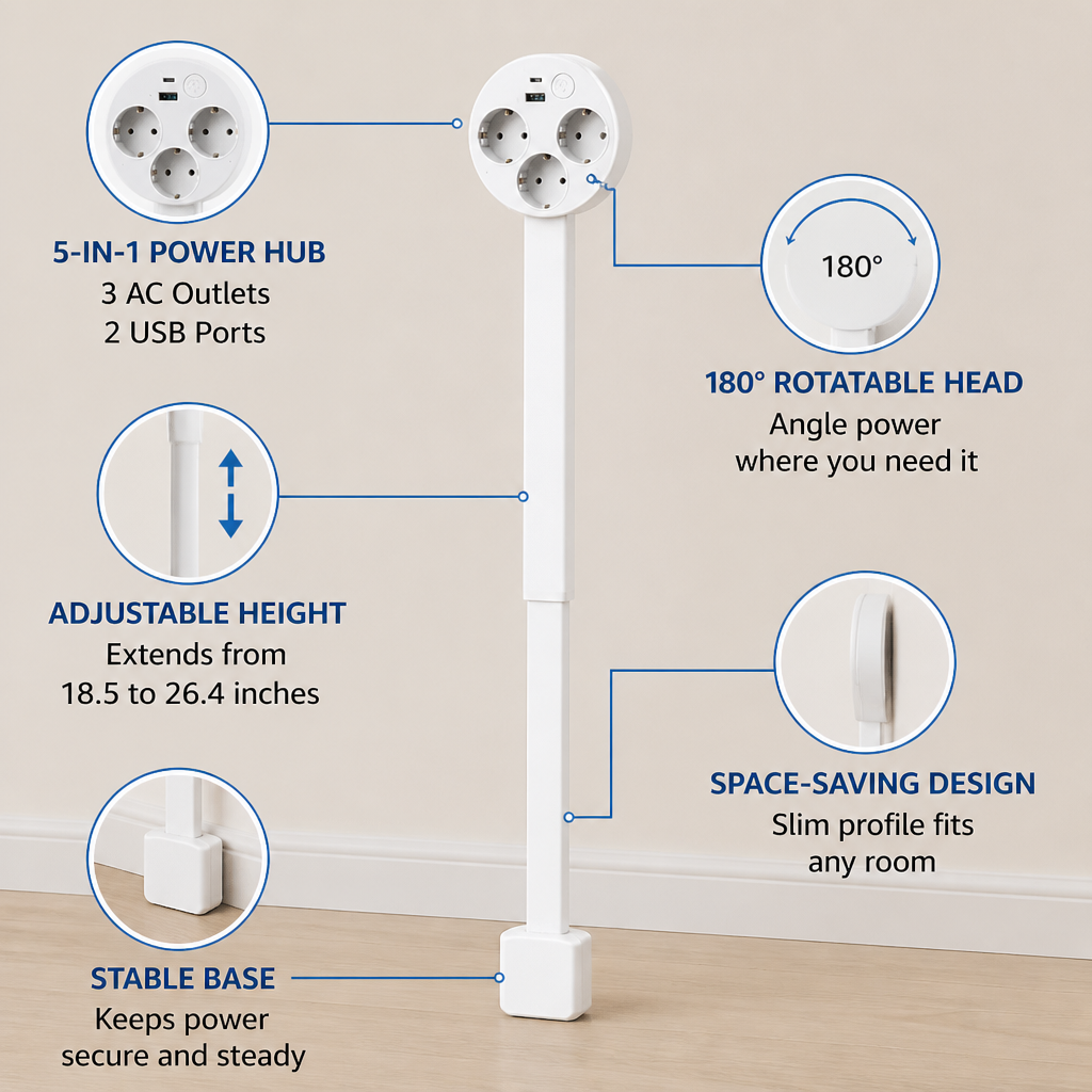 BrightReach™ — Take Back Your Space with Power at Your Fingertips