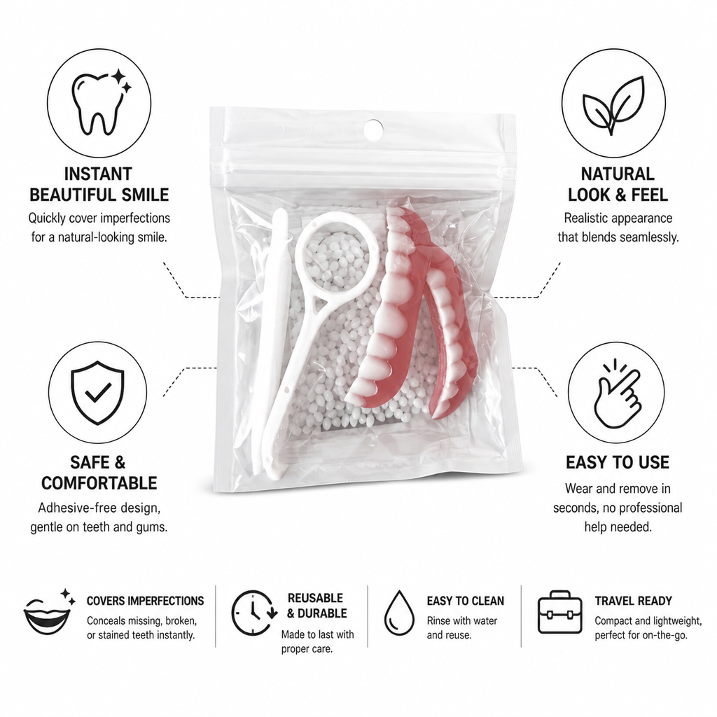 Adhesive-Free Natural-Look Instant Veneers