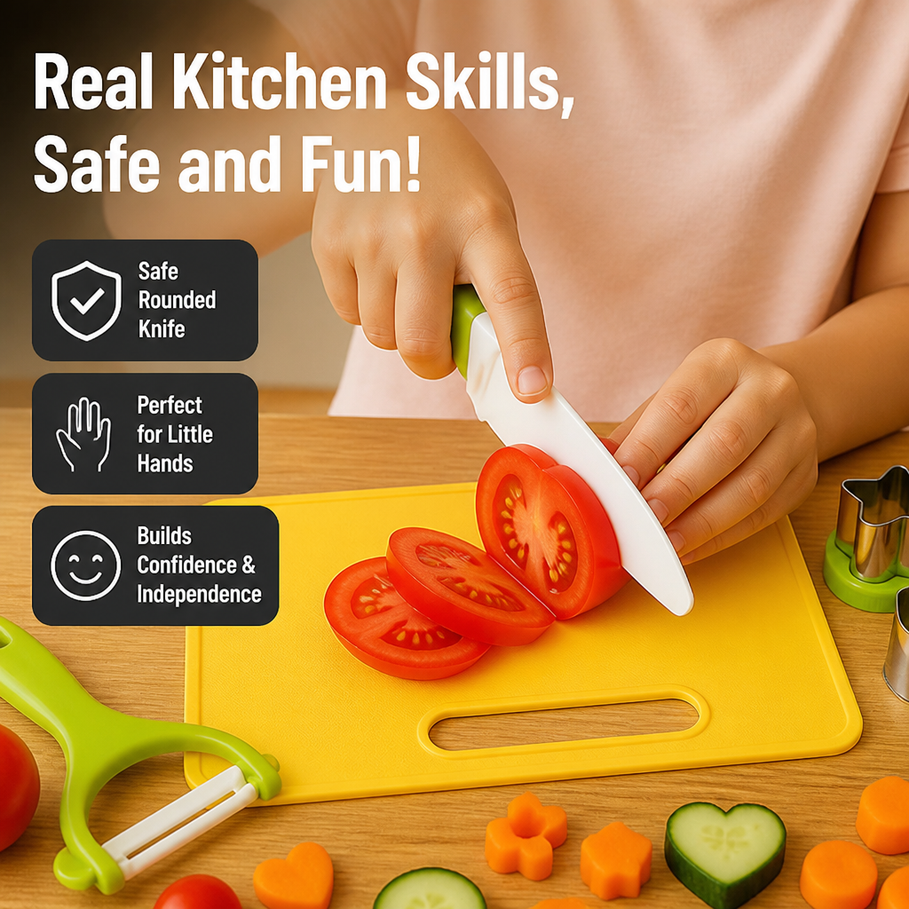 CuddleSlice™ Kitchen Set — Ignite Your Child’s Confidence and Joy in Every Safe Slice