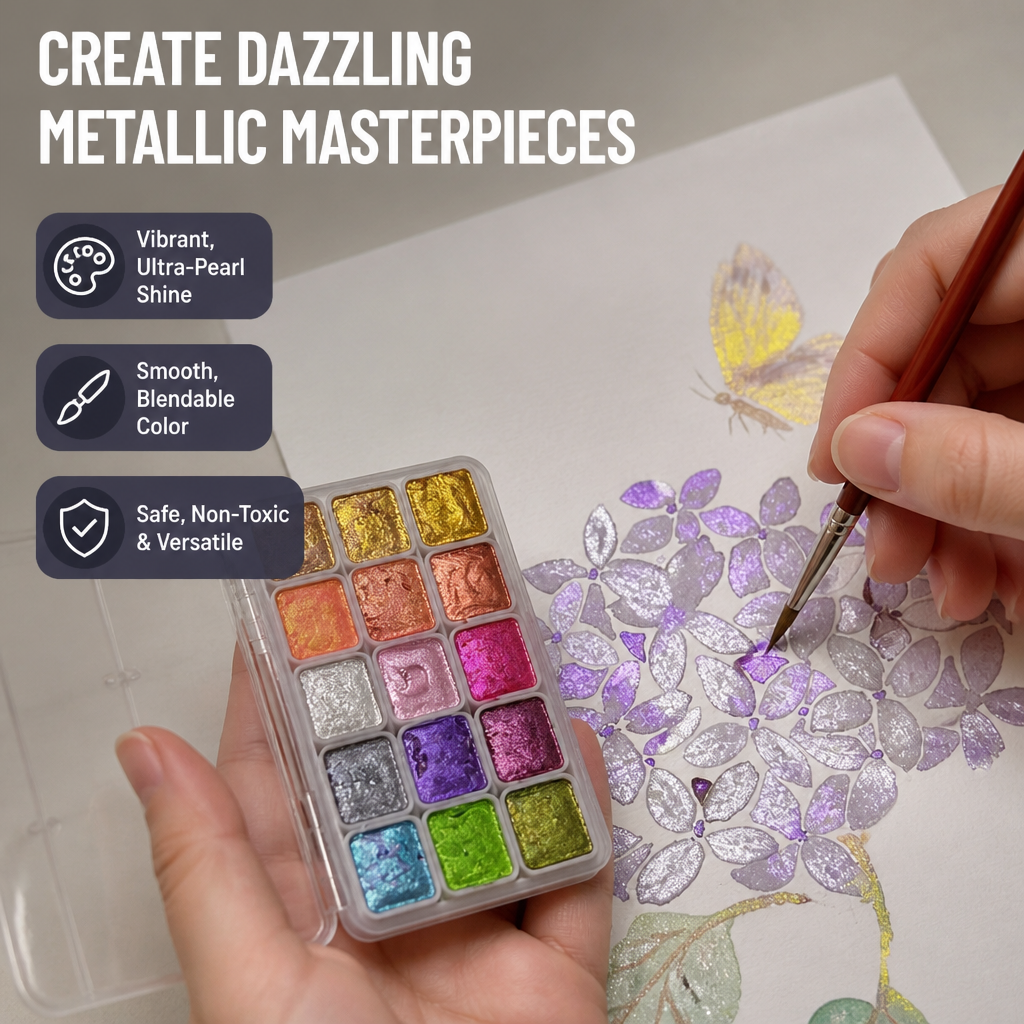 LuminaFlare™ — Paint Mirror-Bright Metallic Art That Actually Shows Up On The Page