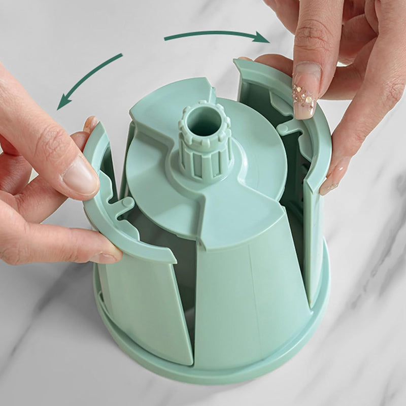 Multi-Blade Food Shredder - Rotary Grater for Cheese and Vegetables