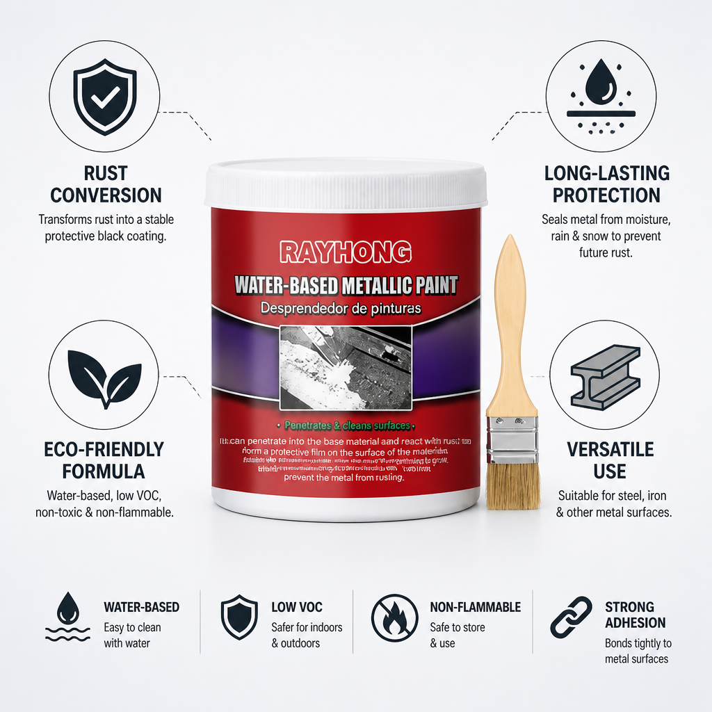 Water-Based Non-Toxic Rust Converter (For Steel & Iron)