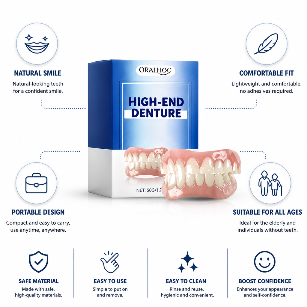 Removable Natural-Looking Decorative Teeth