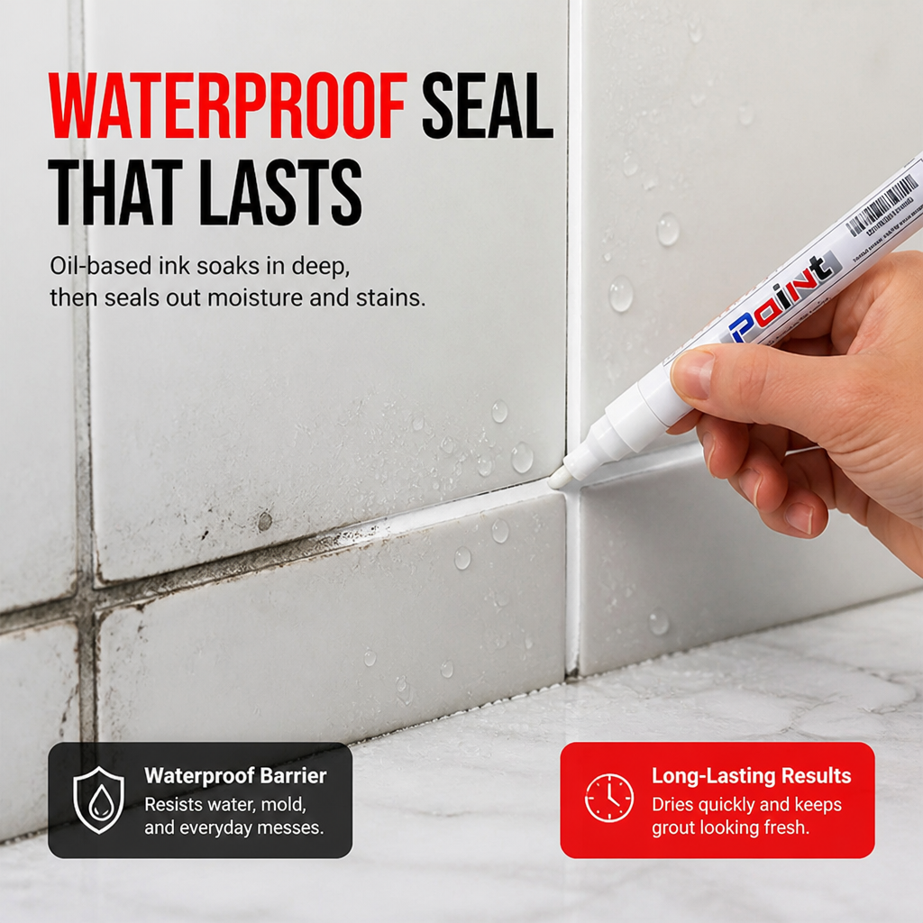 RevitaLine™ — Instantly Bring Your Grout Back to Life with Waterproof Precision