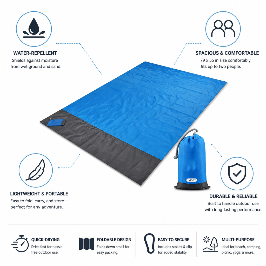 Water-Repellent Quick-Drying Foldable Outdoor Mat