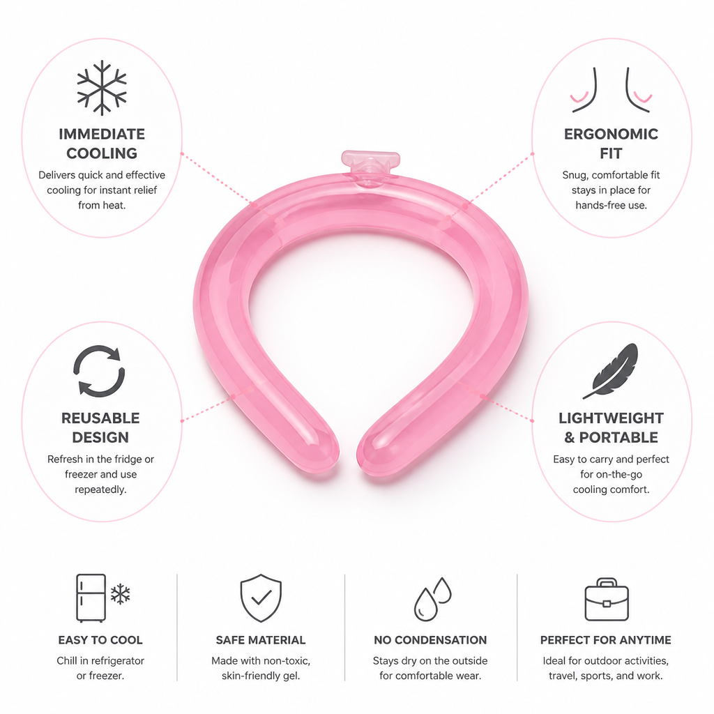 Reusable Cooling Gel Neckband