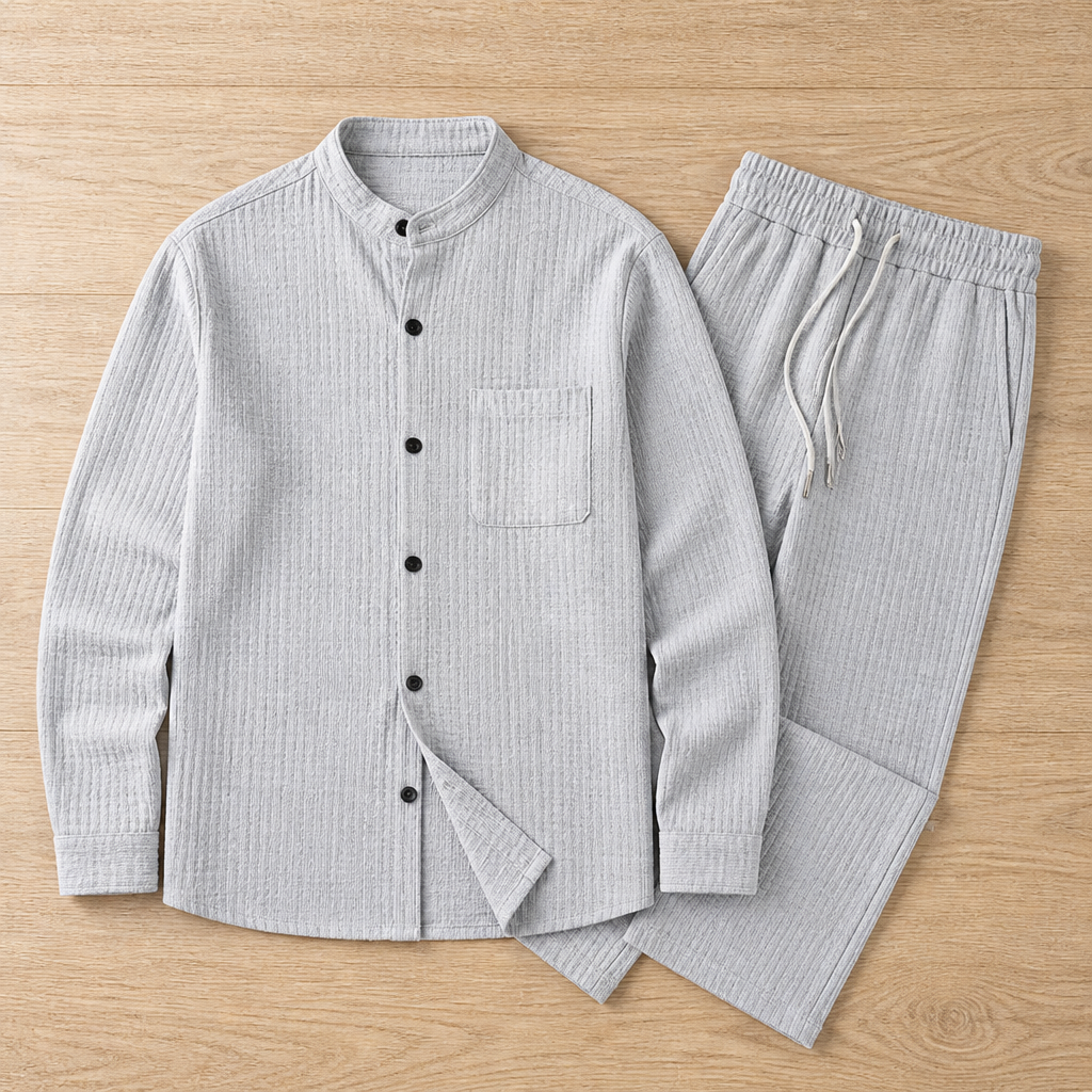 TailorEase™ 2-Piece Waffle Set — Feel Effortlessly Sharp and Completely Free All Day Long