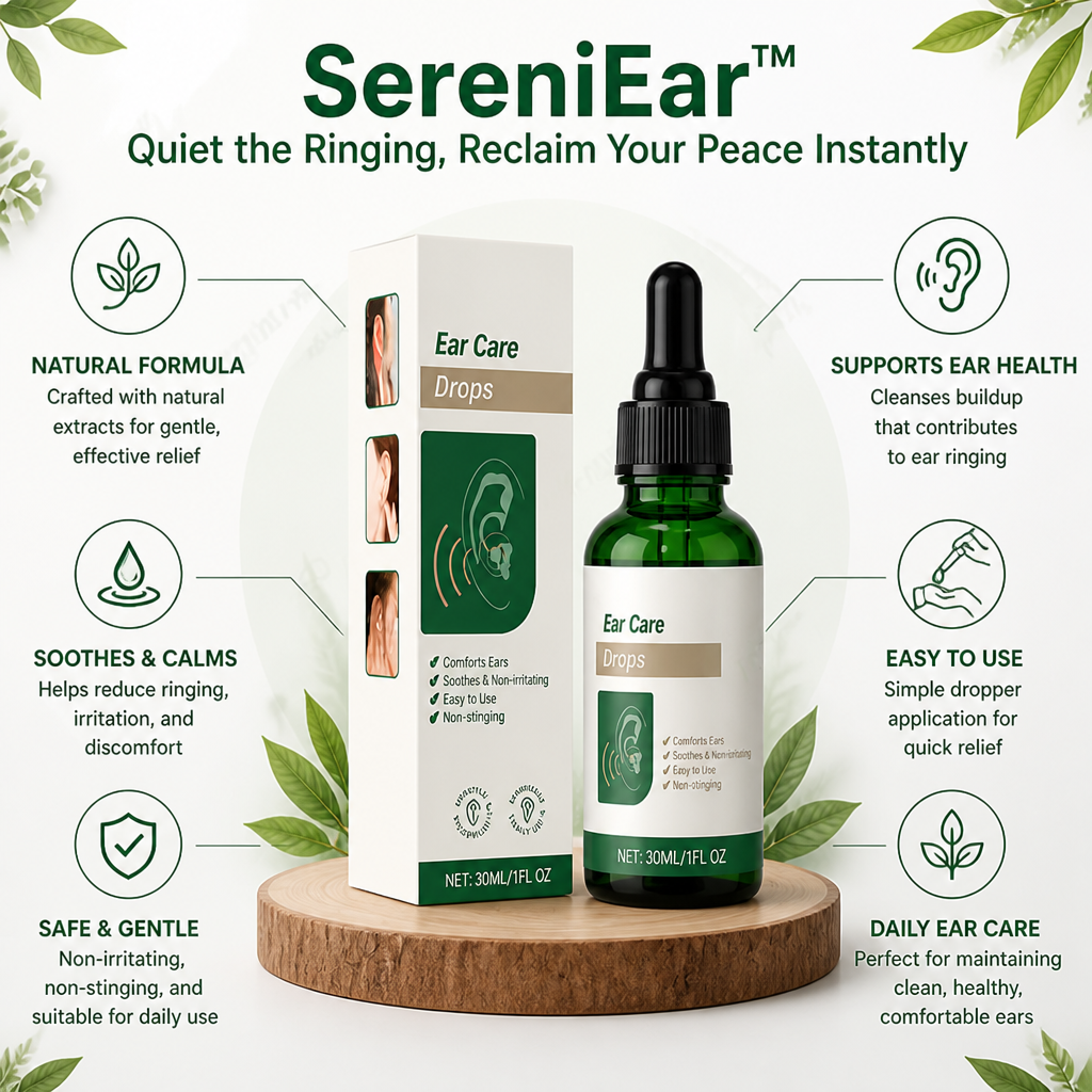 SereniEar™ — Quiet the Ringing, Reclaim Your Peace Instantly