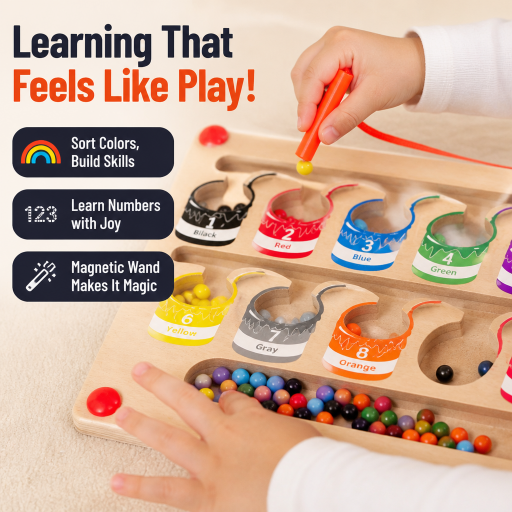 Brillomaze™ — Spark Confidence and Joy as Your Child Masters Colors and Numbers with Ease