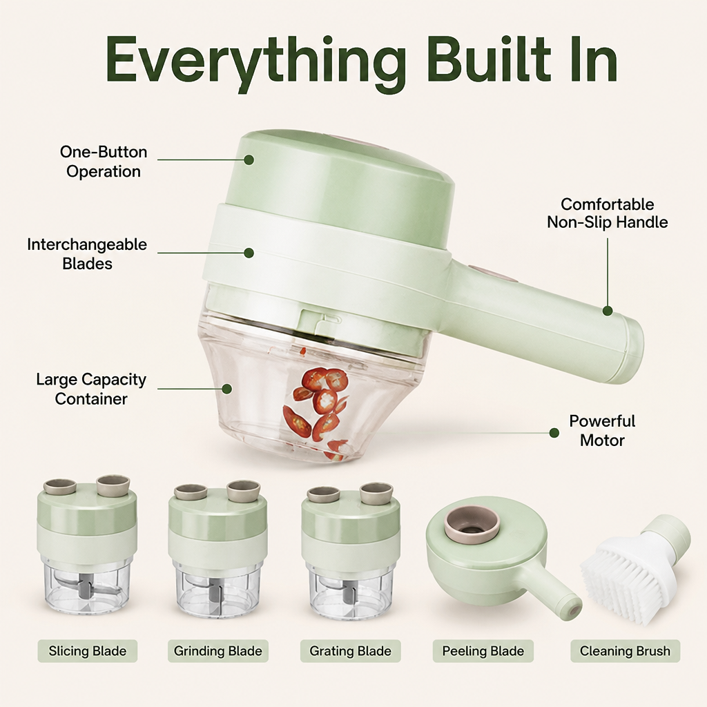 VerveSlice™ — Revolutionize Your Kitchen with Fast, Flawless Prep and Effortless Cleanup
