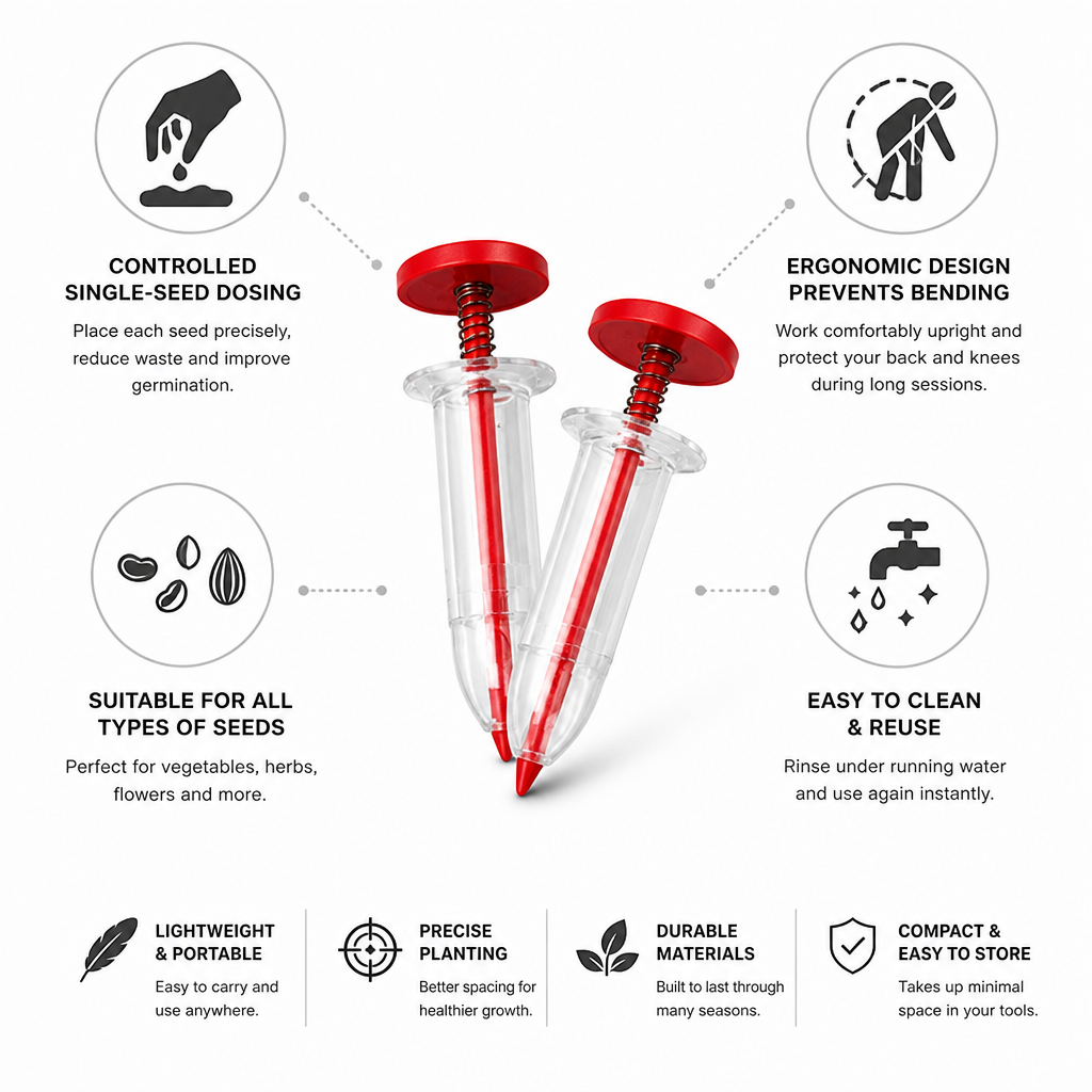 Controlled Single-Seed & Ergonomic Seed Injector