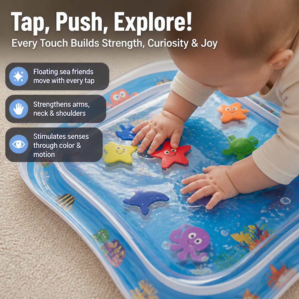AquaJoy™ — Turn Tummy Time Into Your Baby’s Favorite Muscle-Building Adventure