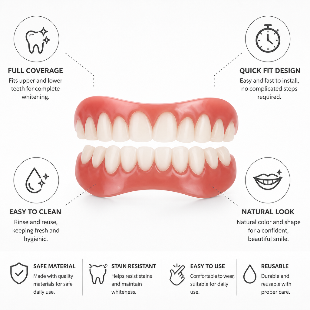 Quick-Fit Full-Coverage Veneer Strips (2-Pack)