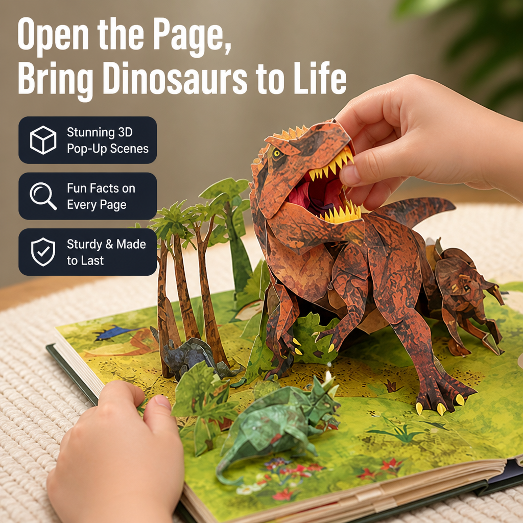 JurassicRoar™ — Ignite Your Child’s Imagination with Explosive 3D Dinosaur Adventures