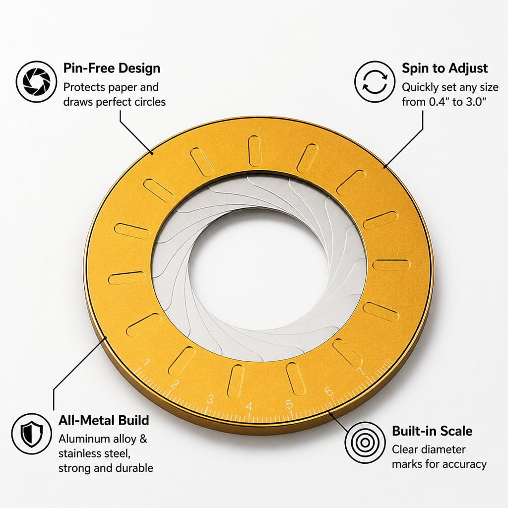 HaloRim™ — Create Flawless Circles That Protect Your Masterpiece Every Time