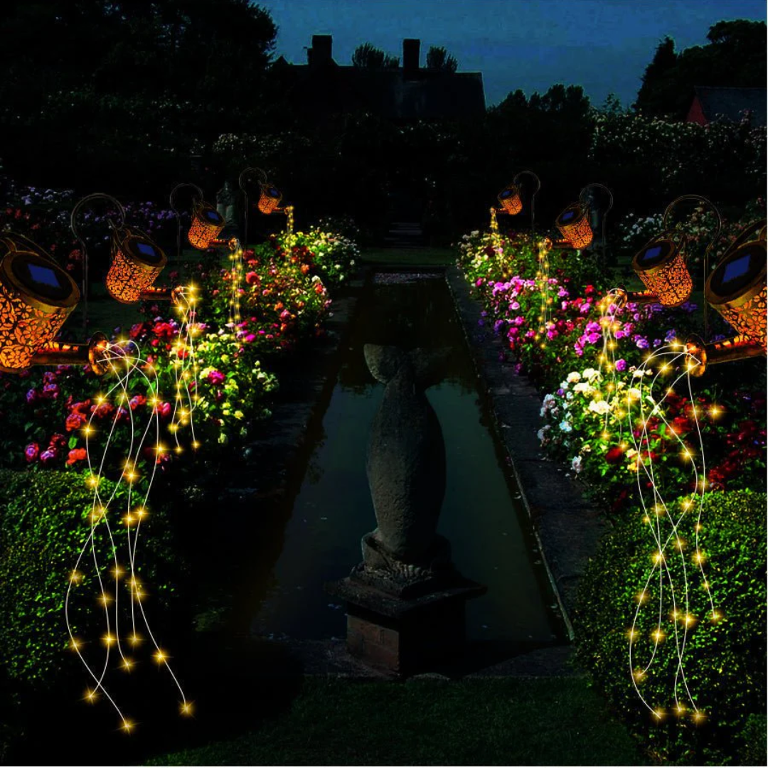 Solar-Powered Garden Light for Outdoor Use with Starry Glow