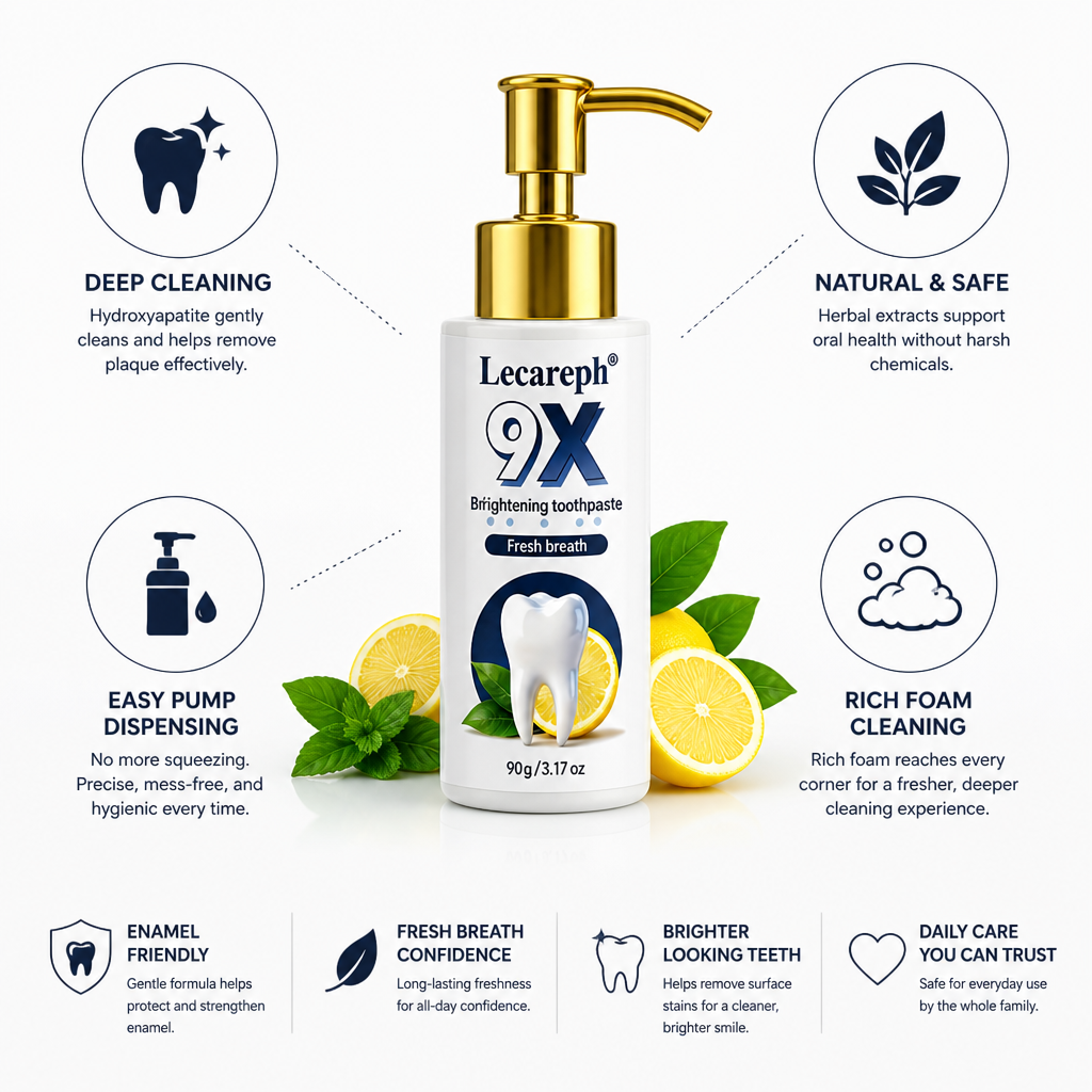 Hydroxyapatite & Herbal Pump Toothpaste