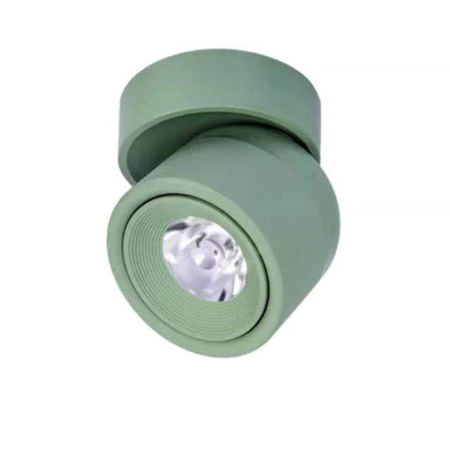 Dimmable LED Spotlight in Aluminum with 340° Swivel
