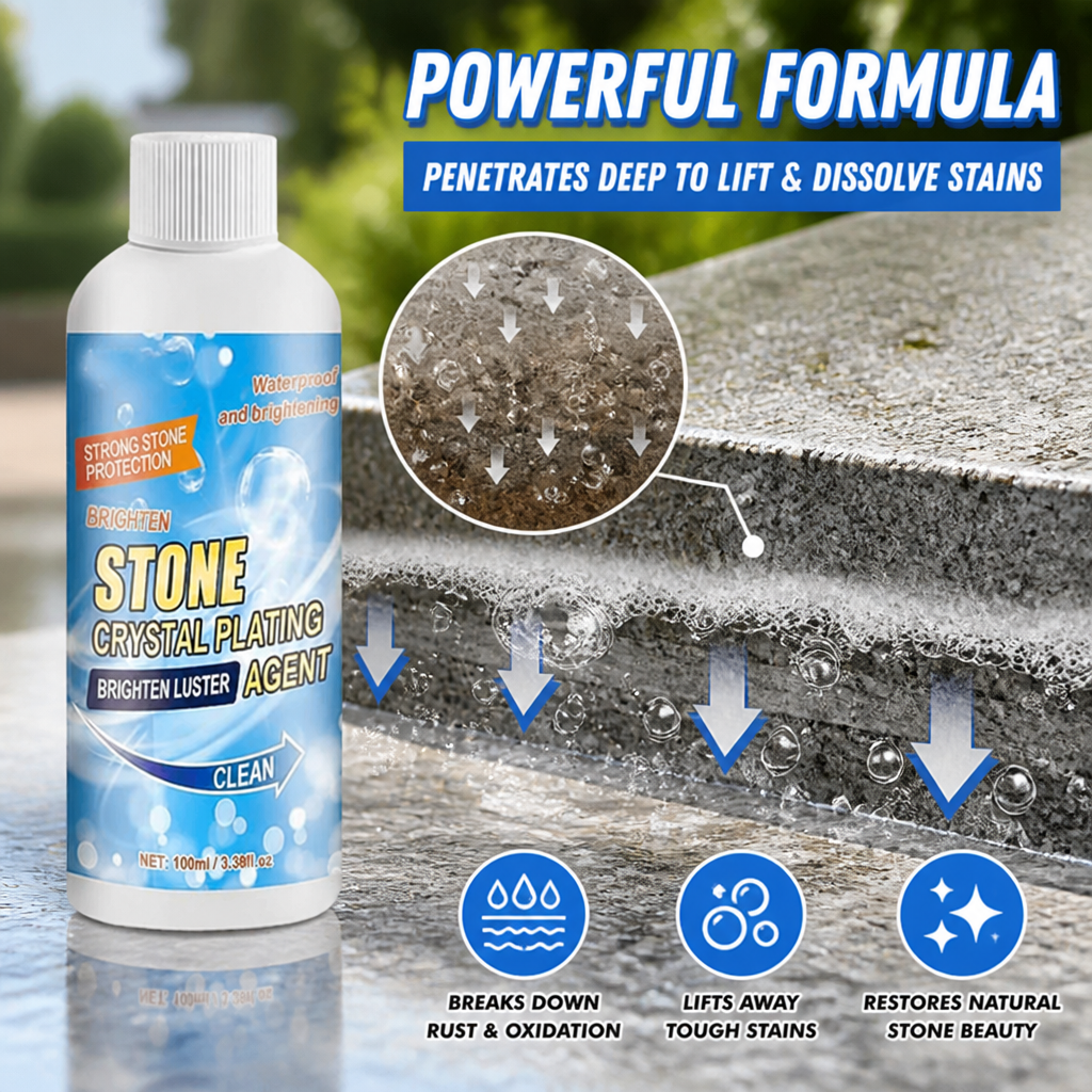 StoneShine™ — Bring Your Outdoor Stone Back to Life Without Harsh Chemicals or Scrubbing