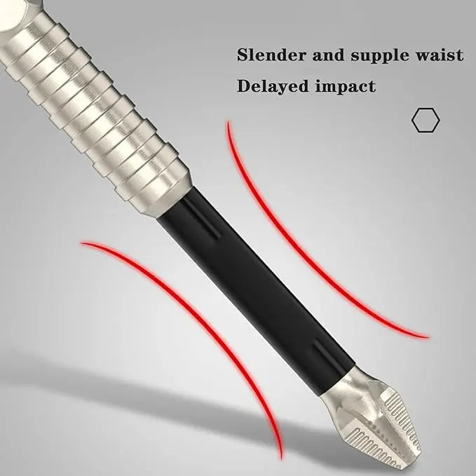 Magnetic Bit Set for Screwdrivers – 6 Sizes with Non-Slip Design