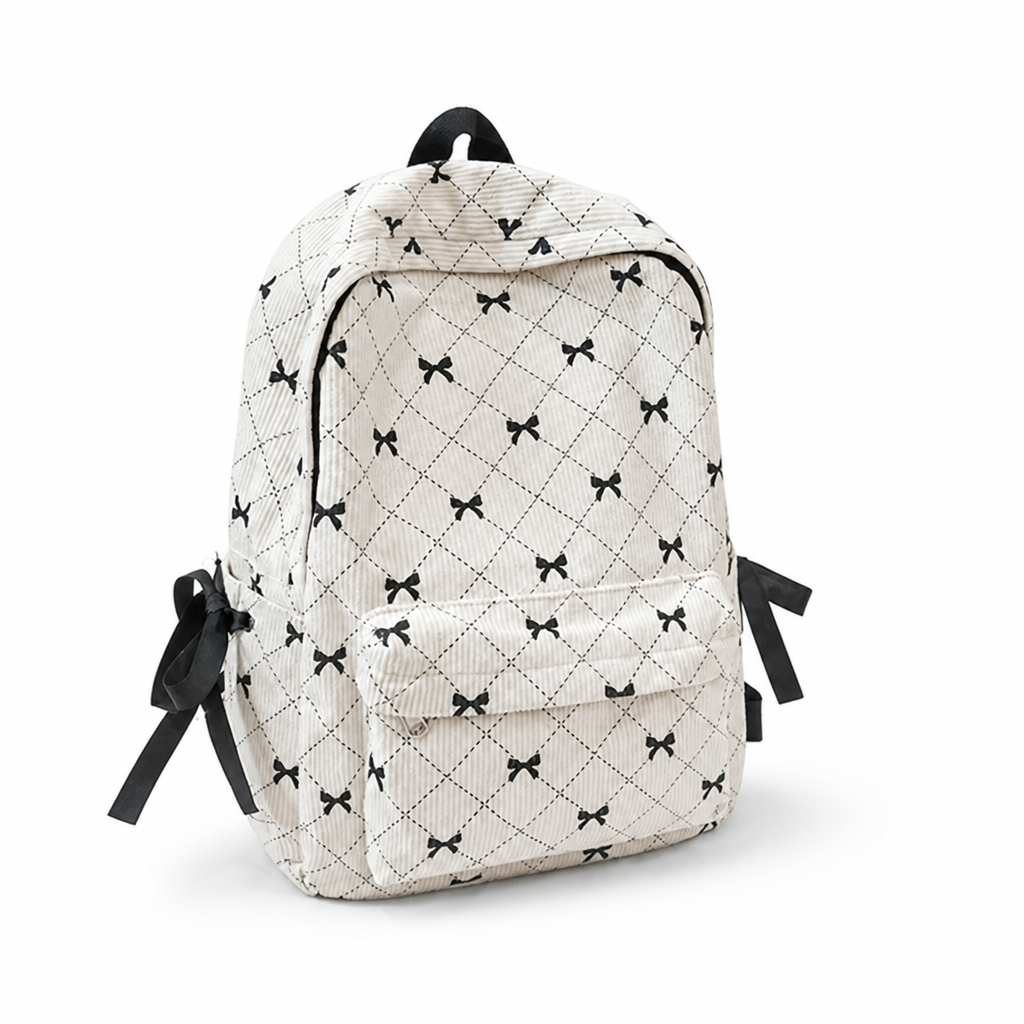 Corduroy Multi-Pocket Backpack